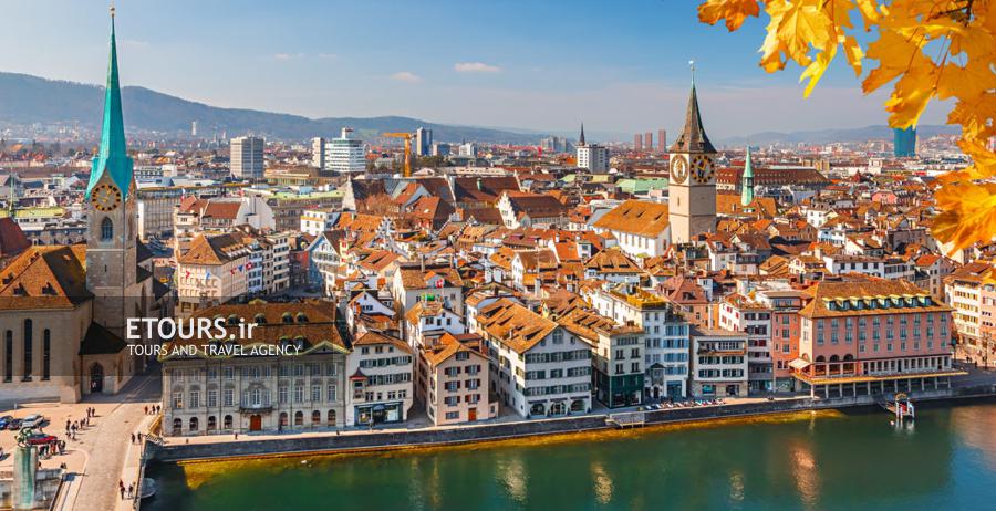 تور زوریخ و لوگانو سوئیس ویژه تابستان 1404