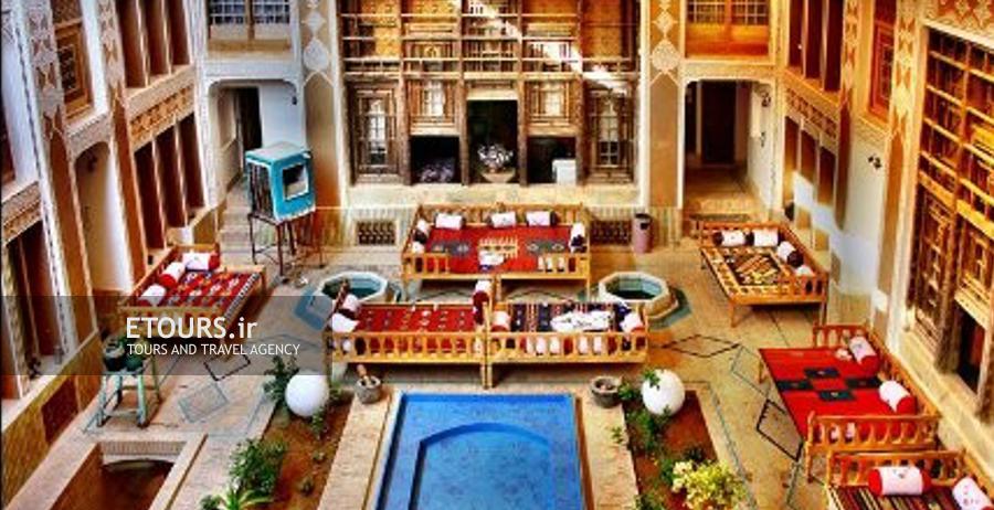 نمای هتل سنتی ملک التجار یزد
