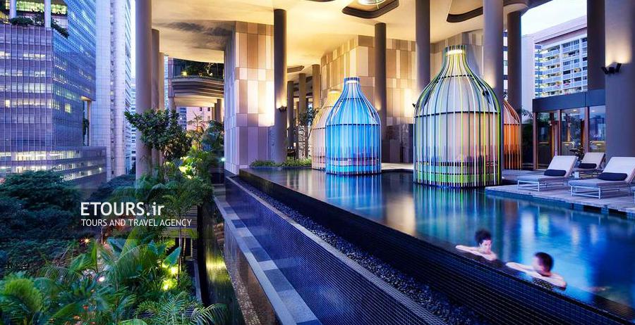 استخر هتل پارک رویال آن پیکرینگ سنگاپور